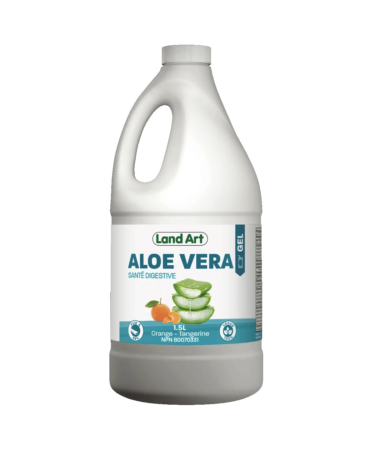 Aloe Vera - Gel Buvable - Land Art - 1,5 litres - Orange et Tangerine